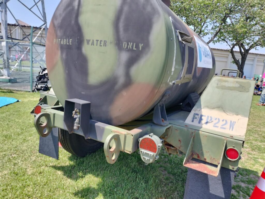 【レビュー】非日常を体験!東日本国際親善マラソン(米軍基地内)給水タンク