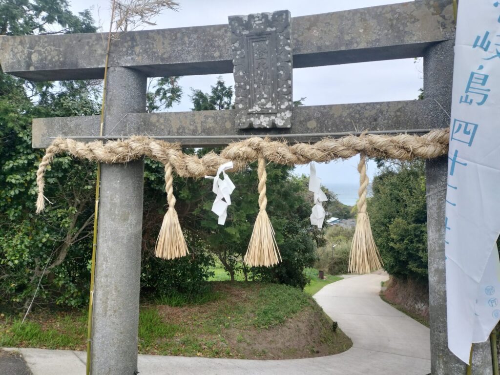 筆者A撮影:登比川神社(壱岐島)